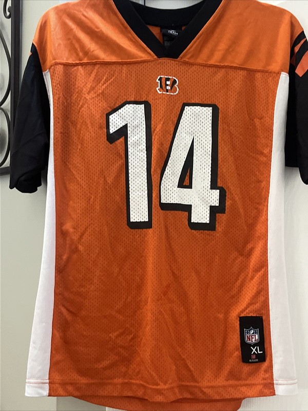 Cincinnati Bengals Andy Dalton Youth 18-20 Football Jersey Onfield NFL Players