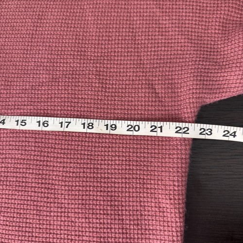 Calme Sweater Womens XL Cashmere Waffle Whip Stitch Knit Cozy Mauve Two Tone NEW - Picture 9 of 10
