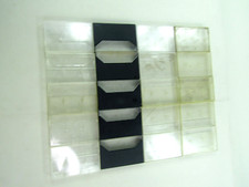 VTG Cassette Tape Cases Lot Of 20 Empty Plastic Clear Music Cassette Tape Cases