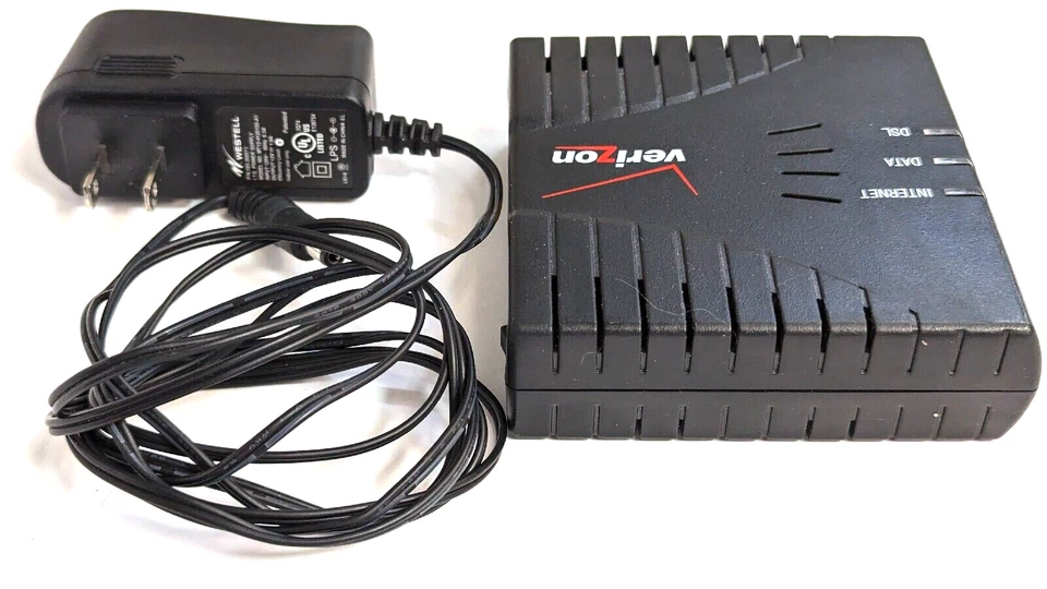 Westell Verizone G90-611016-20 ADSL2+ Modem Bridge and Cord - Image 3 of 4