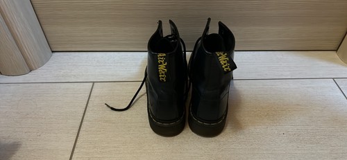 SCARPE STIVALI ANFIBIO DONNA DR MARTENS AS502 1460 10072412 PELLE BLU ORIGINALE - Foto 2 di 5