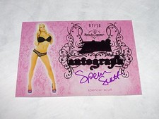 2015 Scaldamuscoli SPENCER SCOTT Rosa Archivio #40 Foil Auto/10 PLAYBOY Playmate