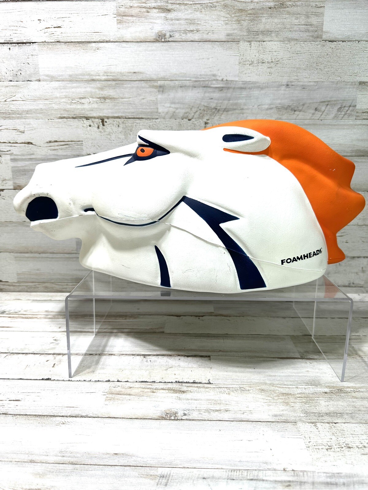 Vintage Denver Broncos Foam Head One Size Large eBay
