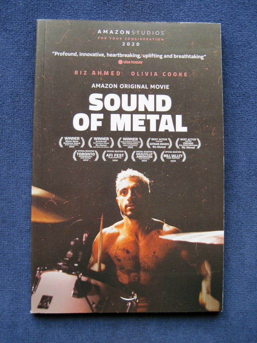 SOUND OF METAL wi RIZ AHMED OSCAR CONSIDERATION SCRIPT PB, 1st Edition