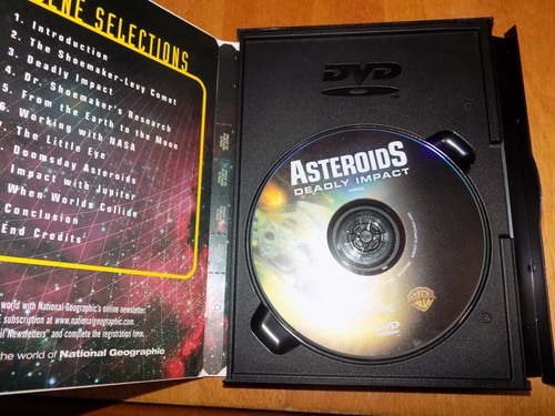 ASTEROIDS DEADLY IMPACT Asteriod Impacts History Risks National Geographic DVD - Picture 2 of 3