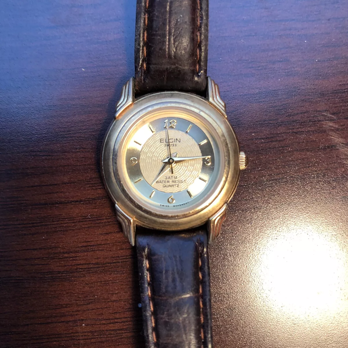 Ladies Women s FLS30 040 Elgin 3ATM watch Water Resistant Needs new battery