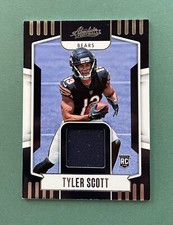 2023 Panini Absolute Football Tyler Scott Materials #ARM-34 Rookie RC Bears