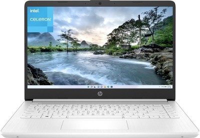 HP 2023 Newest Laptop 14''HD Intel Quad-Core Processor 4GB RAM 64GB eMMC 