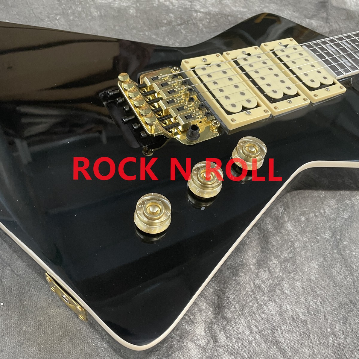 Destroyer II DT-555 Black Phil Collen Electric Guitar Floyd Rose