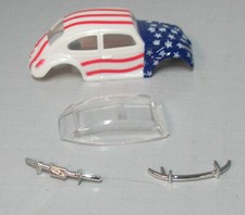 "NEW" T-DASH AMERICAN FLAG BUG KIT CLEAR WINDSHIELD HO T JET BODY