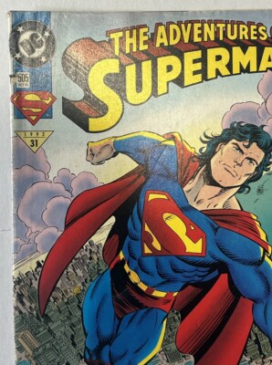 The Adventures of Superman # 505 DC, 1993 Vintage Comic Book | eBay