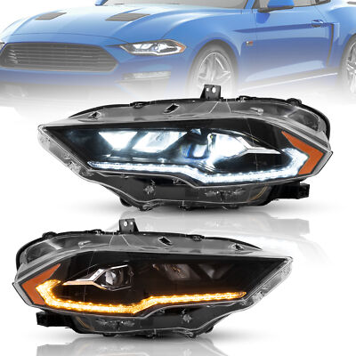VLAND Für 2018 2019 2020 2021 2022 2023 Ford Mustang LED Projektor Scheinwerfer
