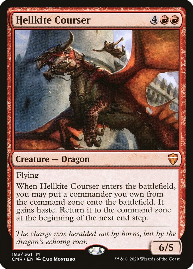 MTG Magic the Gathering Hellkite Courser (183/794) Commander Legends LP