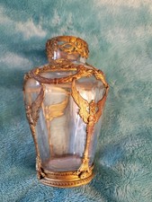 Antique 19thc French Baccarat Empire Glass Vase Neoclassical Ormolu Bronze