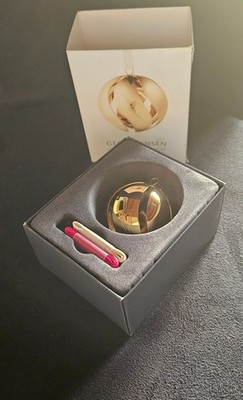 Georg Jensen Jahreskugel Weihnachtskugel 2022 18 Karat GOLD