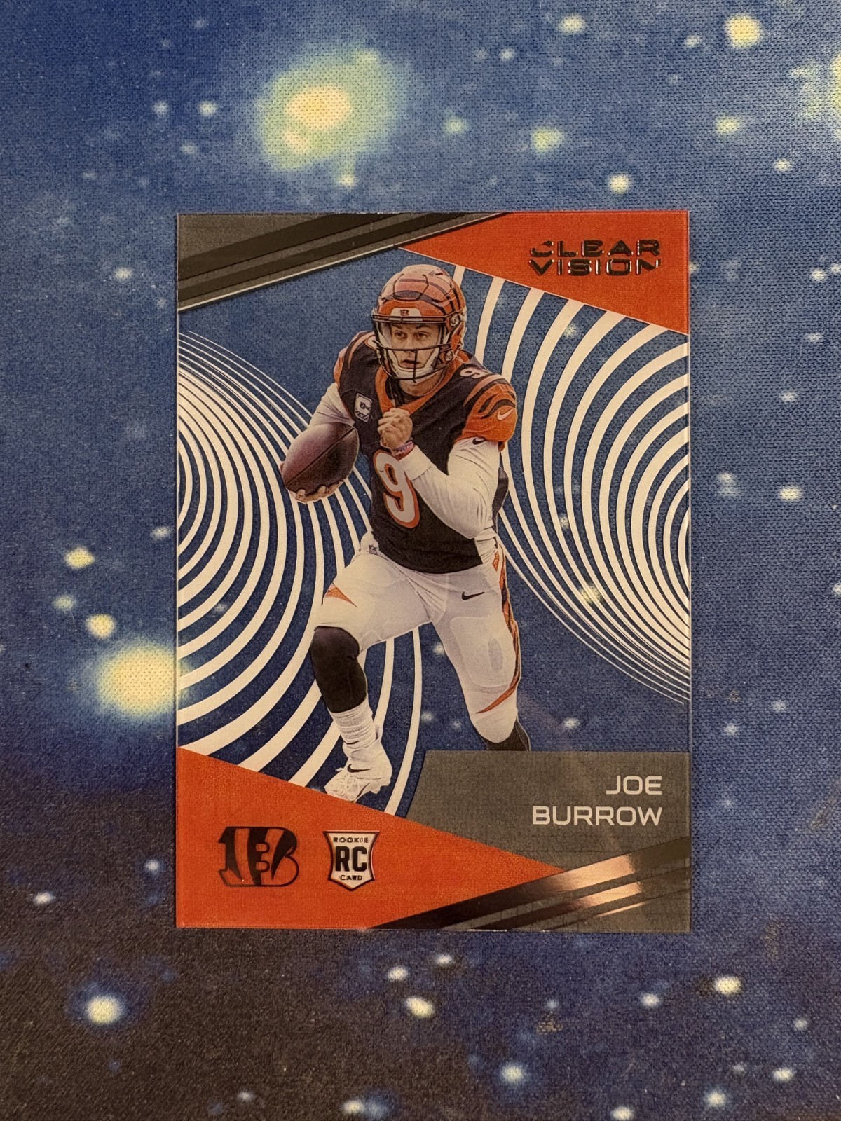 Joe Burrow Rookie Card #CV-1 2020 Panini Chronicles Clear Vision RC Bengals