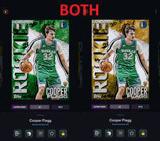 NBA Collect DIGITAL Topps SUPER RARE Cooper Flagg Yellow + Green Rookie Rundown