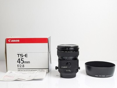 Canon EF TS-E 45mm f/2.8 Tilt Shift MF Objektiv [fast neuwertig mit Box...