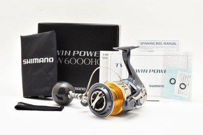 🌟Near Mint🌟 Shimano 15 Twin Power SW 6000HG Spinning Reel W/BOX