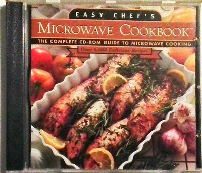 Easy Chef's Microwave Cookbook (PC CD-ROM) - VERY GOOD 