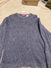 Supreme Fuzzy Purple Sweater - Size XL - Brand New