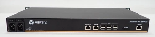 Vertiv Avocent ACS8000 8-Port Console Server DAC Dual AC With Modem ACS8008MDAC