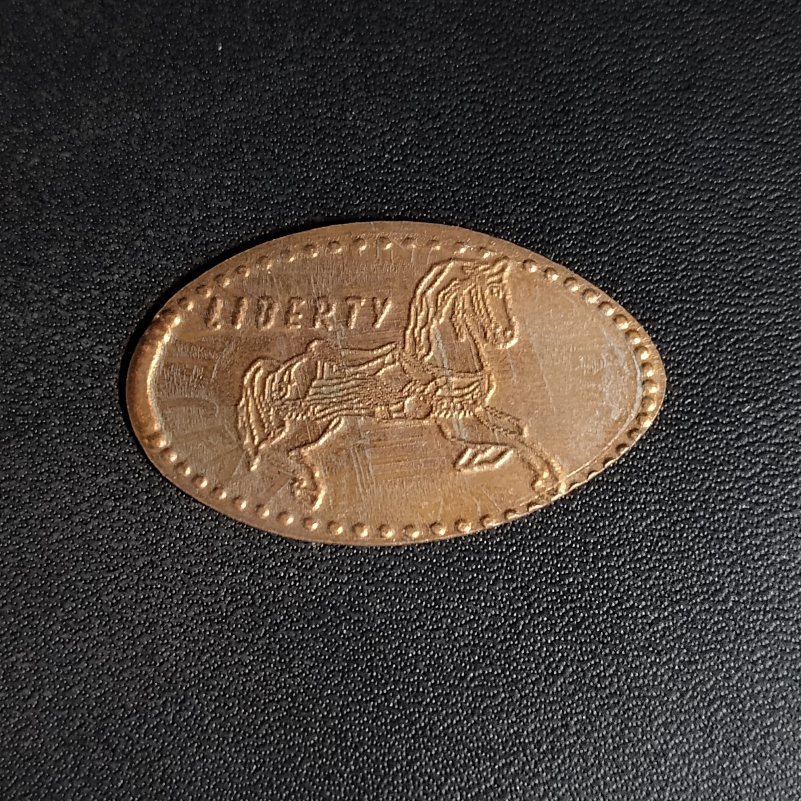 Liberty Pony Carousel - Press Coin Elongated Penny Souvenir