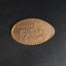 Liberty Pony Carousel - Press Coin Elongated Penny Souvenir