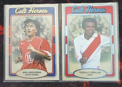Cult Heroes Futera Ahn Jung Hwan /18 & Teofilo Cubillas /10