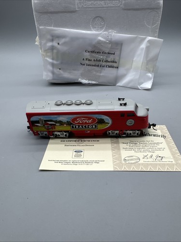 Bradford Exchange Hawthorne Village FORD VTG TRACTORS Locomotive Train - Picture 6 of 9