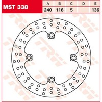 CB 500 F / CBR 500 R / CB 500 X / CB 650 F / CBR 650 - Hinterbremsscheibe TRW