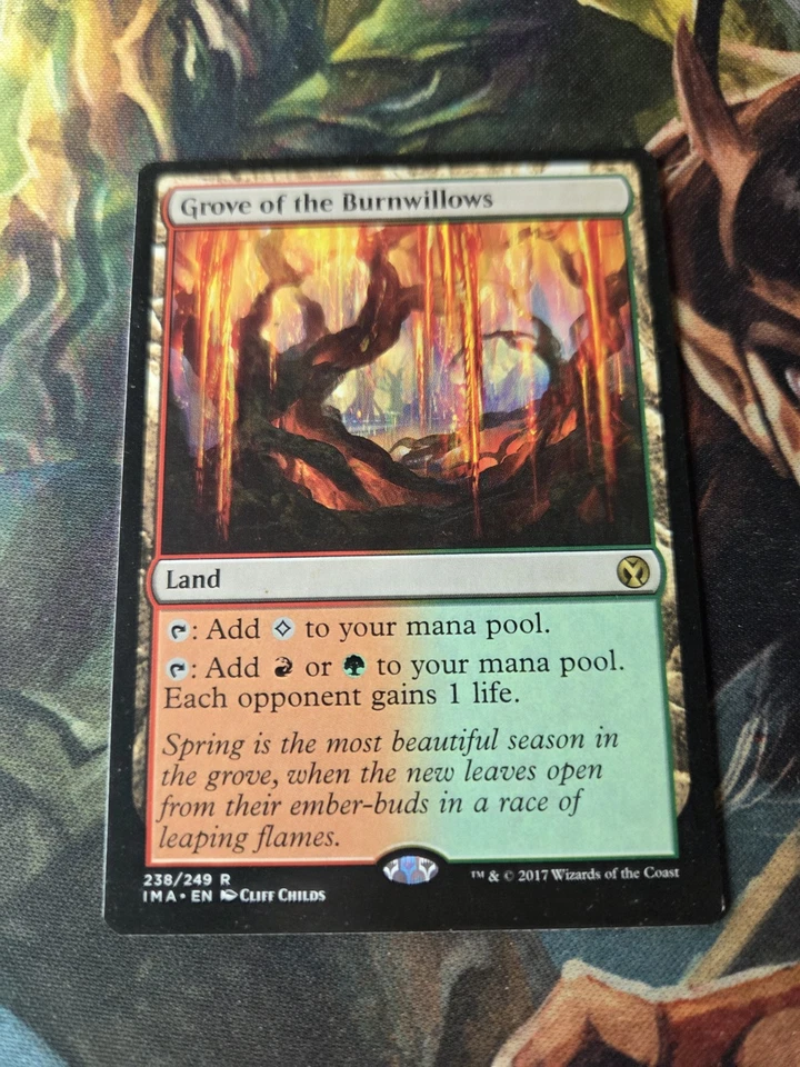 Grove of the Burnwillows - Iconic Masters Rare - MTG LP - Image 2 of 3