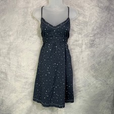 Vtg y3k American Eagle Polka Dot babydoll top Sun Dress Womens sz 18 vacation