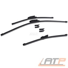 SCHEIBENWISCHERBLÄTTER VORNE + HINTEN FÜR AUDI A1 VW GOLF 7 POLO 6 SEAT ATECA