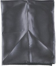 Alfani Mens Solid Pocket Square, Black, One Size