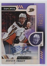 2022-23 Upper Deck Synergy Rookies Purple 46/65 Brayden Tracey #107 Auto 0cv