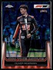 2025 Topps Chrome F1 Oliver Bearman RC #186 /150