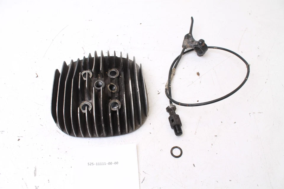 1976 Yamaha TY175 Trials OEM Cylinder Head 525-11111-00-00 TY 175 - Modified - Image 3 of 4