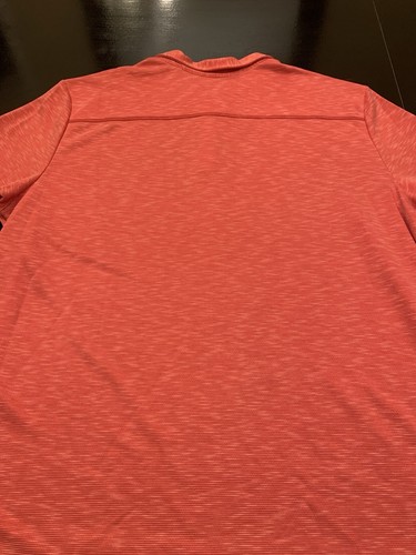 Tommy Bahama Polo Corallo Rosso Golf Camicia XXXL 3XL Tencel Misto Poliestere 58/42 - Foto 11 di 12