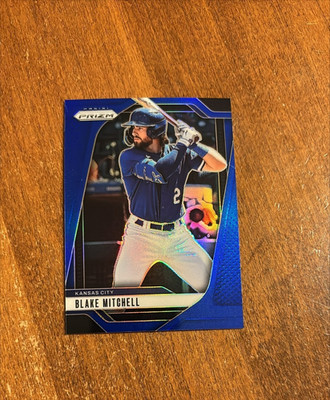 Blake Mitchell 2025 Panini Prizm Blue #64 Kansas City Royals Bandits /199