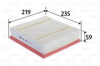 Luftfilter Valeo 585426 Filtereinsatz FüR C117 W176 CLA Mercedes X117 GLA W246