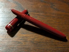 Vintage Parker Lady Fountain Pen In Beautiful Burgundy, PLEASE READ DESCRIPTION!