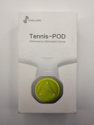 Coollang Tennis POD Performance Optimization Device Racquet Sensor Yellow Box