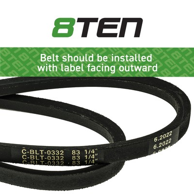 Drive Belt 114895 For Wheel Horse 520H, 518H, 516H, 416H & Similar Lawn Tractors