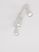 Nova Luce Orson Deckenleuchte GU10 3-Fach Sandweiß 48X8X9,7Cm Dimmbar 9555818