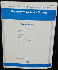 Downtown Suite For Strings Sheet Music Score Book Highland Etling Orchestra