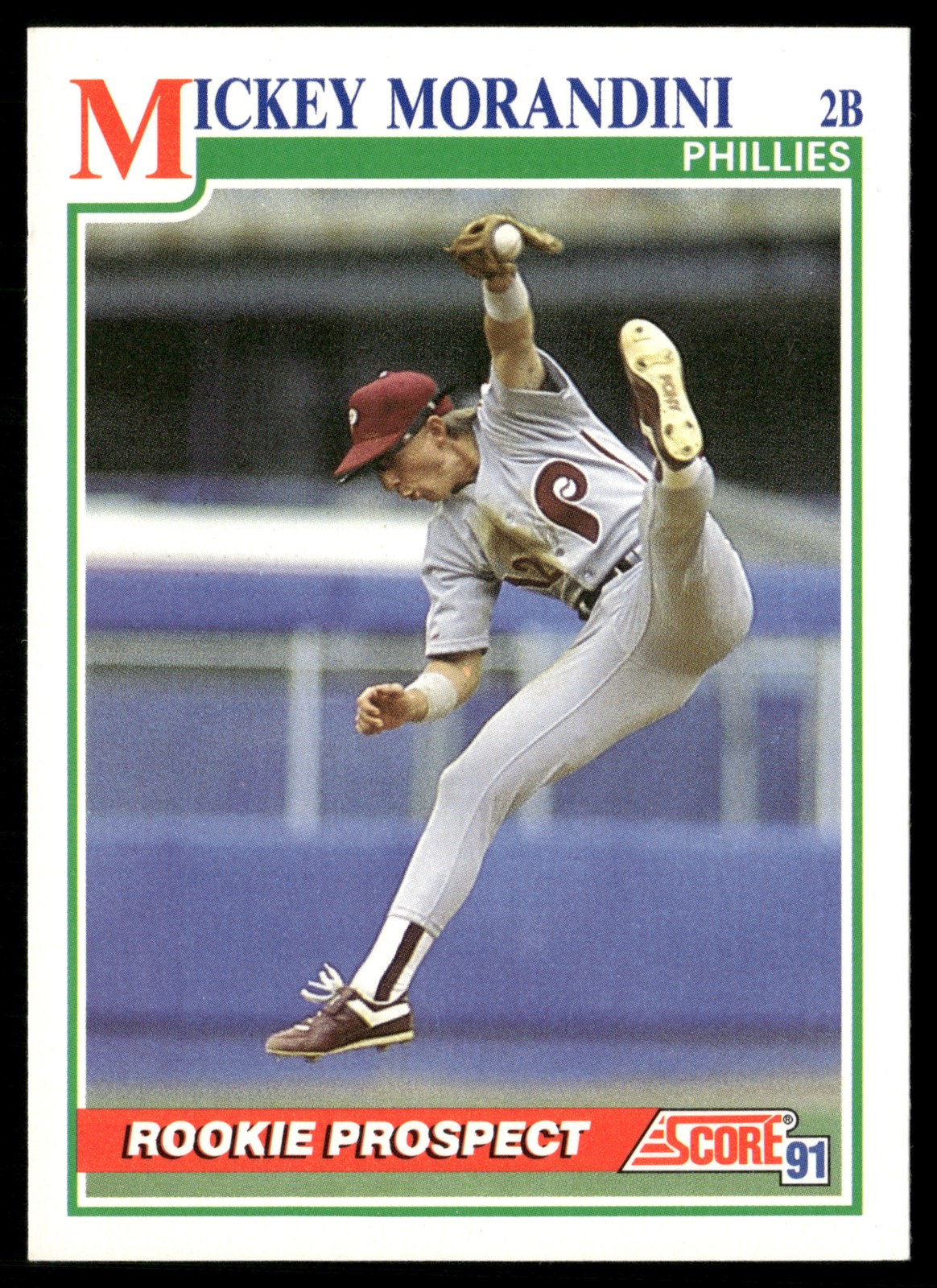1991 Score #376 Mickey Morandini