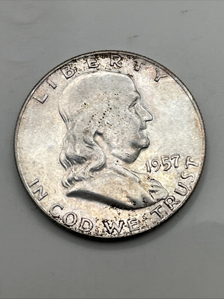 1957-D 50C Franklin Half Dollar | eBay