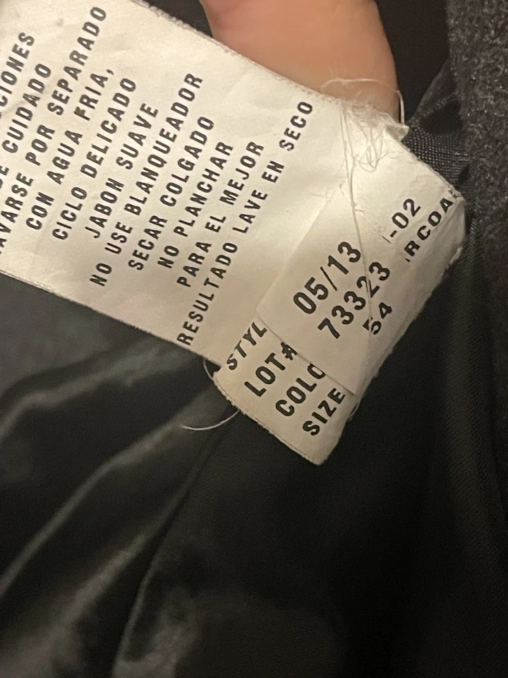 Vestido largo de invierno Rothschild para niñas gris carbón cuello de piel sintética dobladillo talla 8 Foto 4 de 4