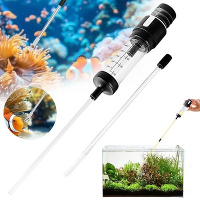Siphon für Aquarium Mulmsauger Kiesreiniger Einstellbar Multifunktional